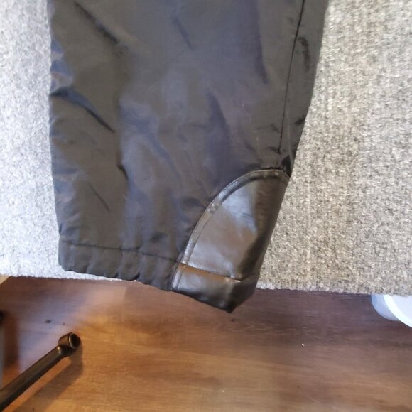 Sport Essentials Ski Snowboard Pants Sz XL Black Pockets Clean Full Leg Zip - Picture 6 of 10